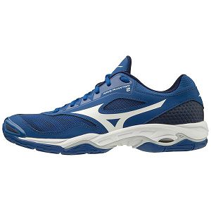 Zapatillas Balonmano Mizuno Wave Phantom 2 Hombre Azules/Blancos | Mexico-789560